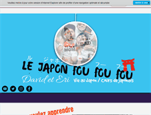 Tablet Screenshot of lejaponfoufoufou.com
